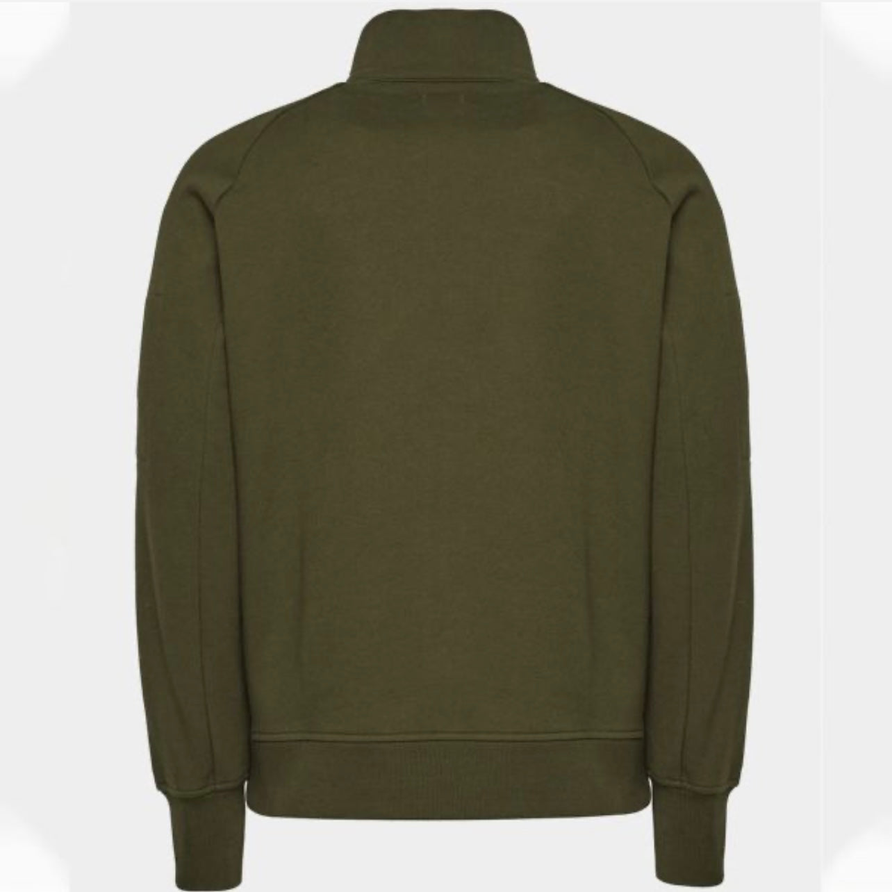 Cp Company Diagonal Raised Lens Full Zip In Ivy Green