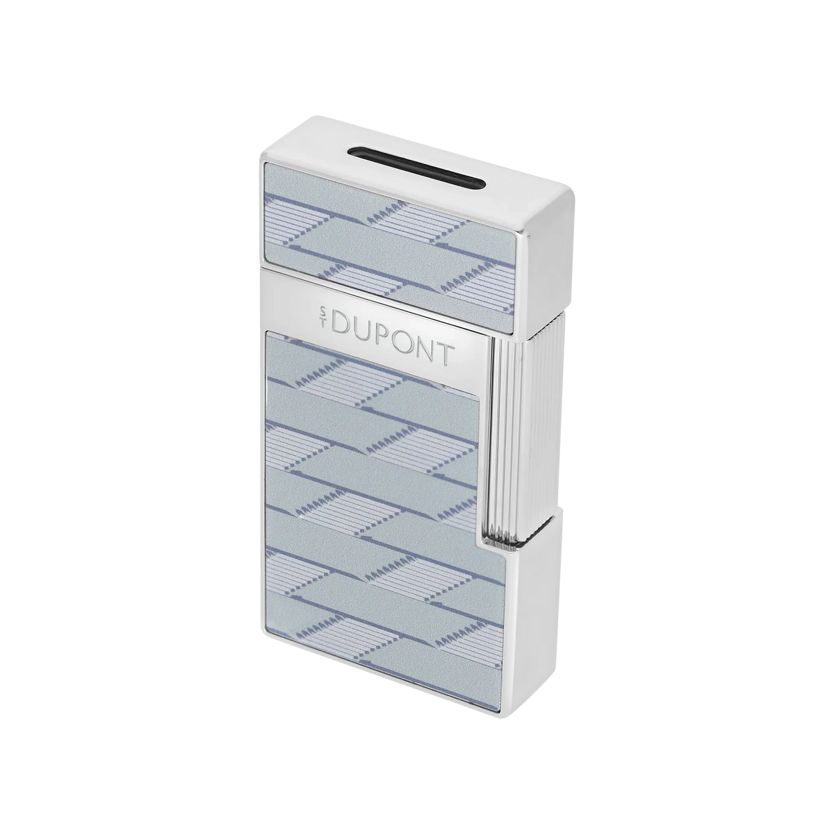 S.T. DUPONT Biggy Monogram 1872 Grey Lacquered Lighter/Briquet 025080