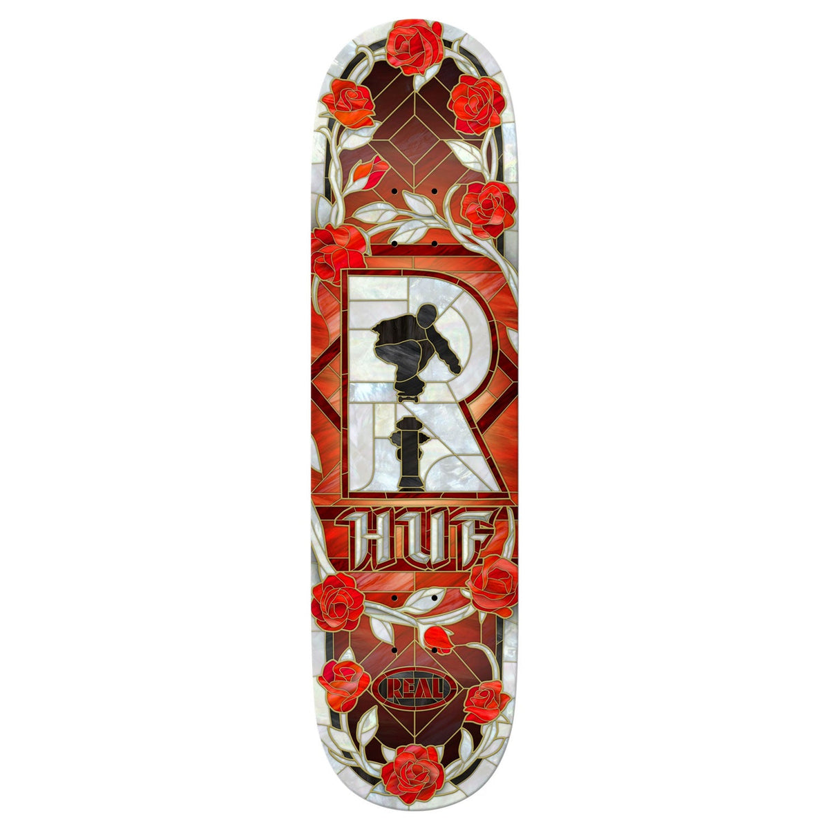 Real Skateboard Deck Huf Cathedral 8.38" x 32.25"