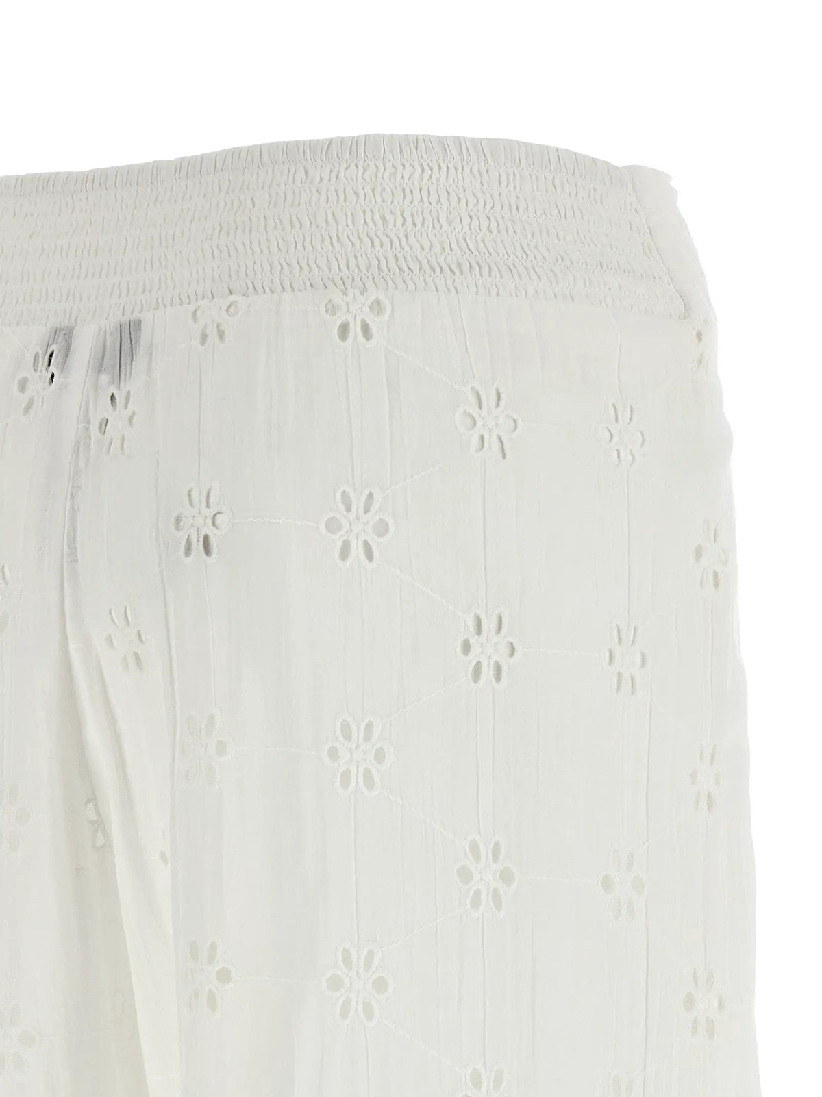 Polo Ralph Lauren White Cotton Casual Pants