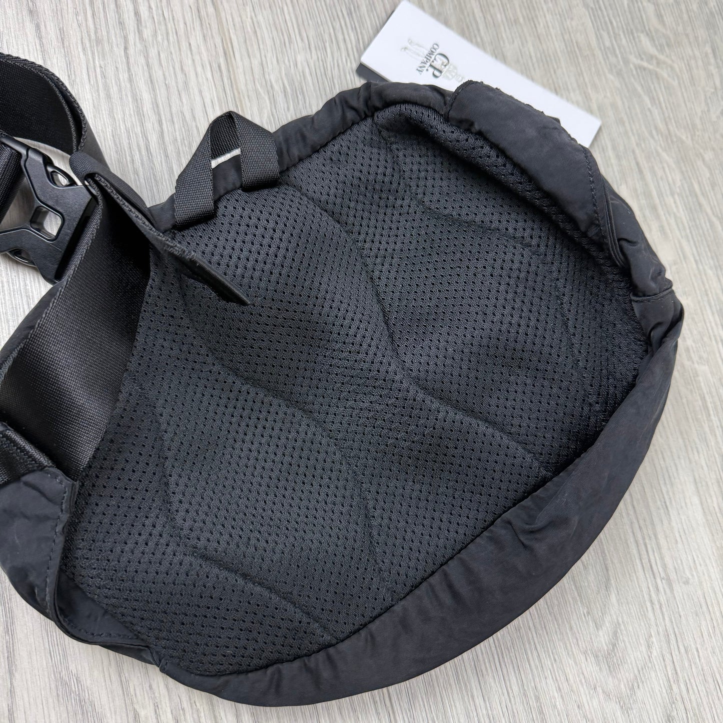 CP Company Zip Chrome Bag - Black