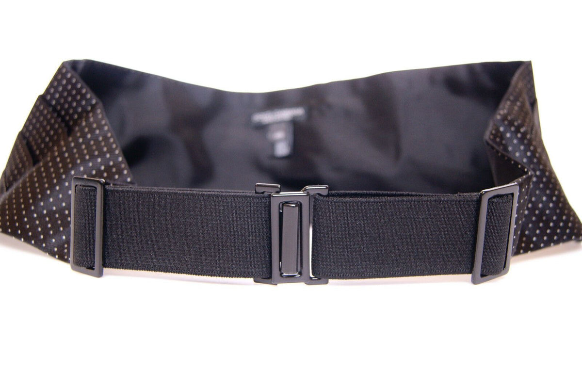 Dolce & Gabbana Black Waist Smoking Tuxedo Cummerbund Belt