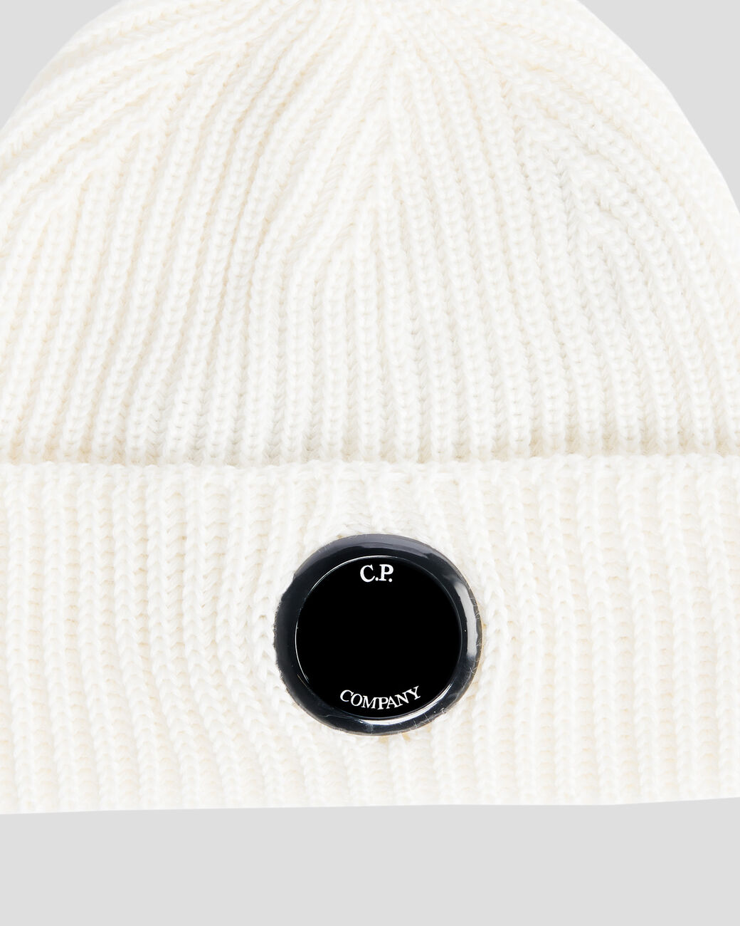 Extra Fine Merino Wool Beanie White