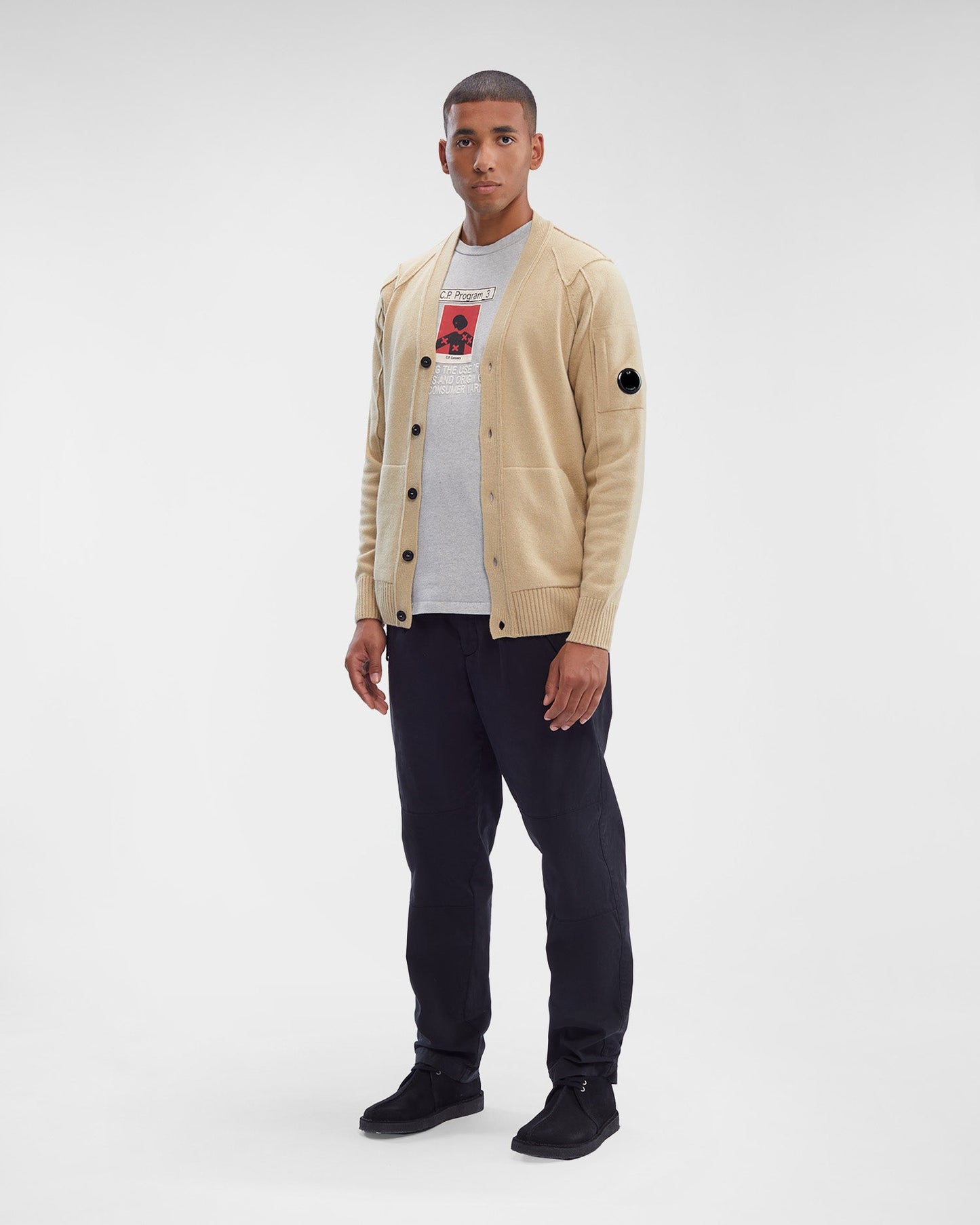 Lambswool Cardigan Mojave Desert