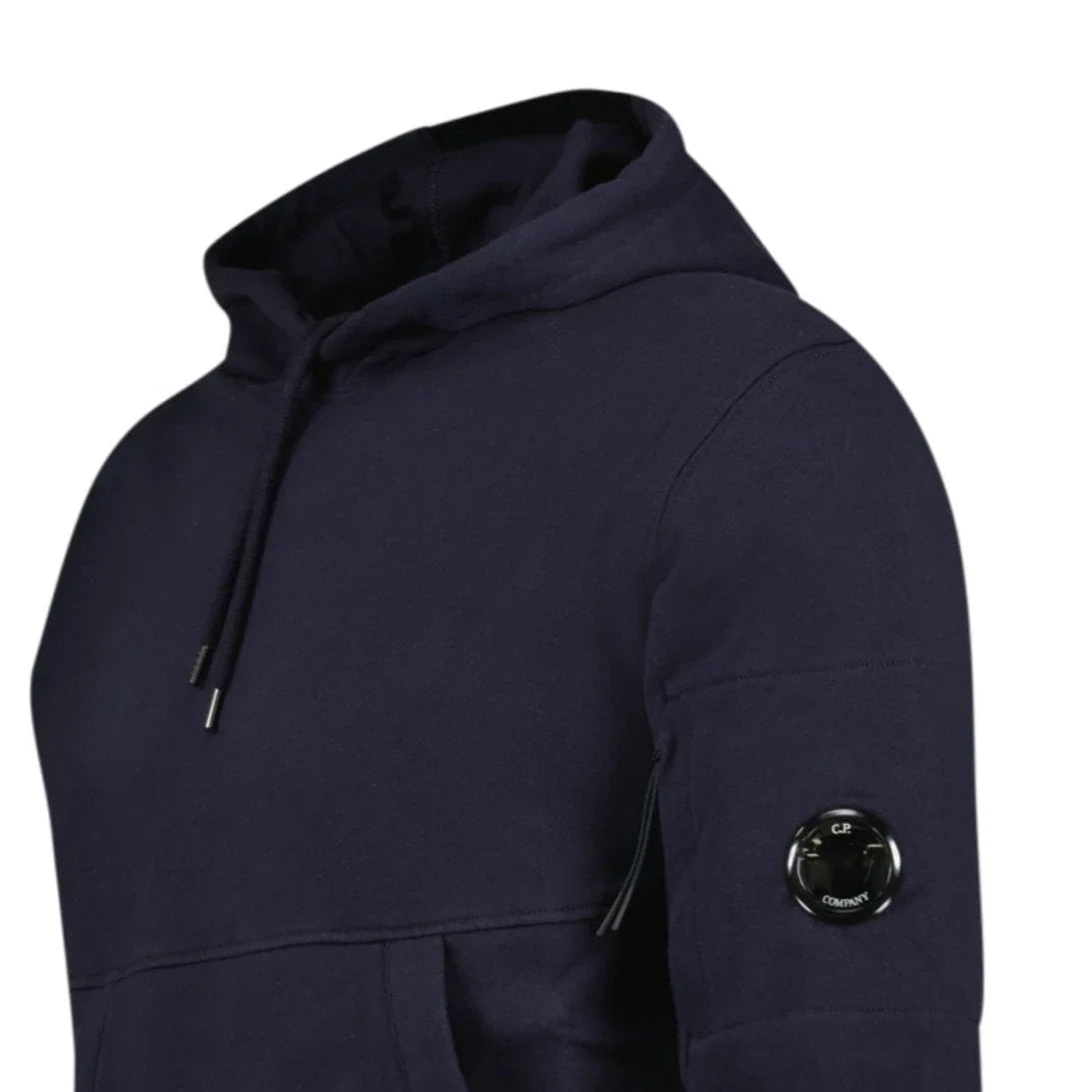 Cp Company 024A Diagonal Raised Overhead Hoodie In Navy