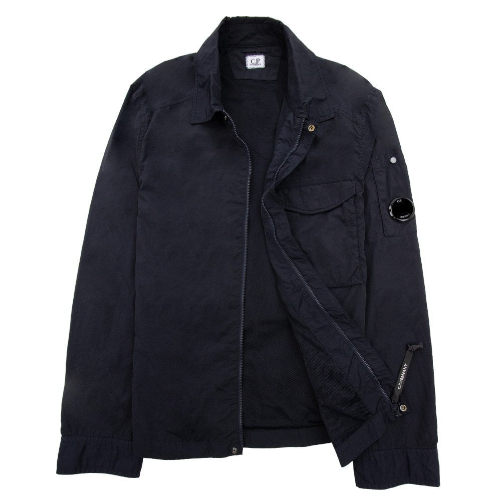 Cp Company Chrome-R Pocket Overshirt in Navy