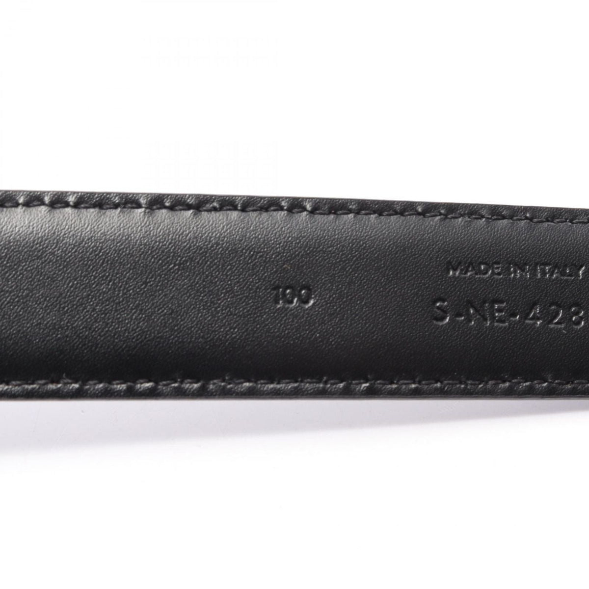 Celine Belt Triomphe 25 Silver Leather