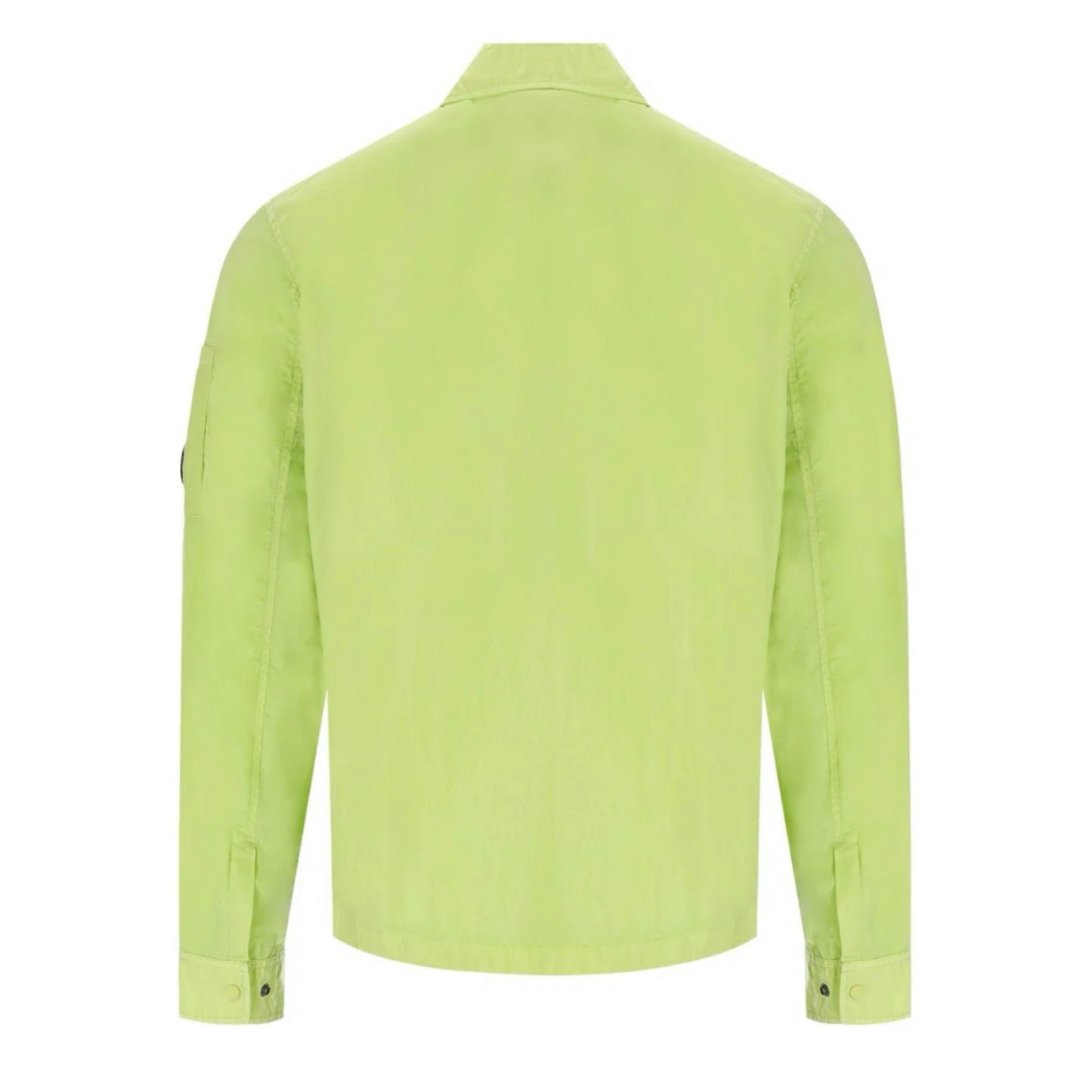Cp Company Chrome-R Pocket Overshirt in White Pear Green