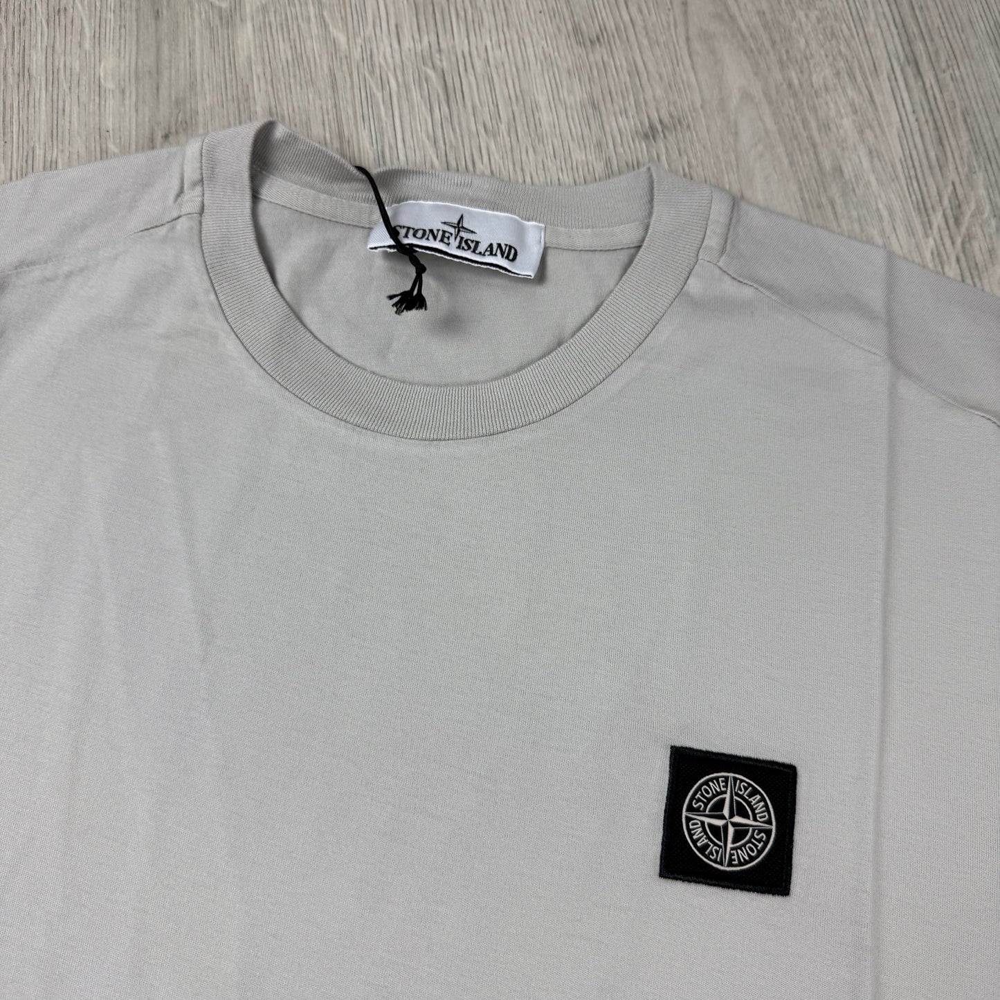 Stone Island Patch T-Shirt - Pearl Grey