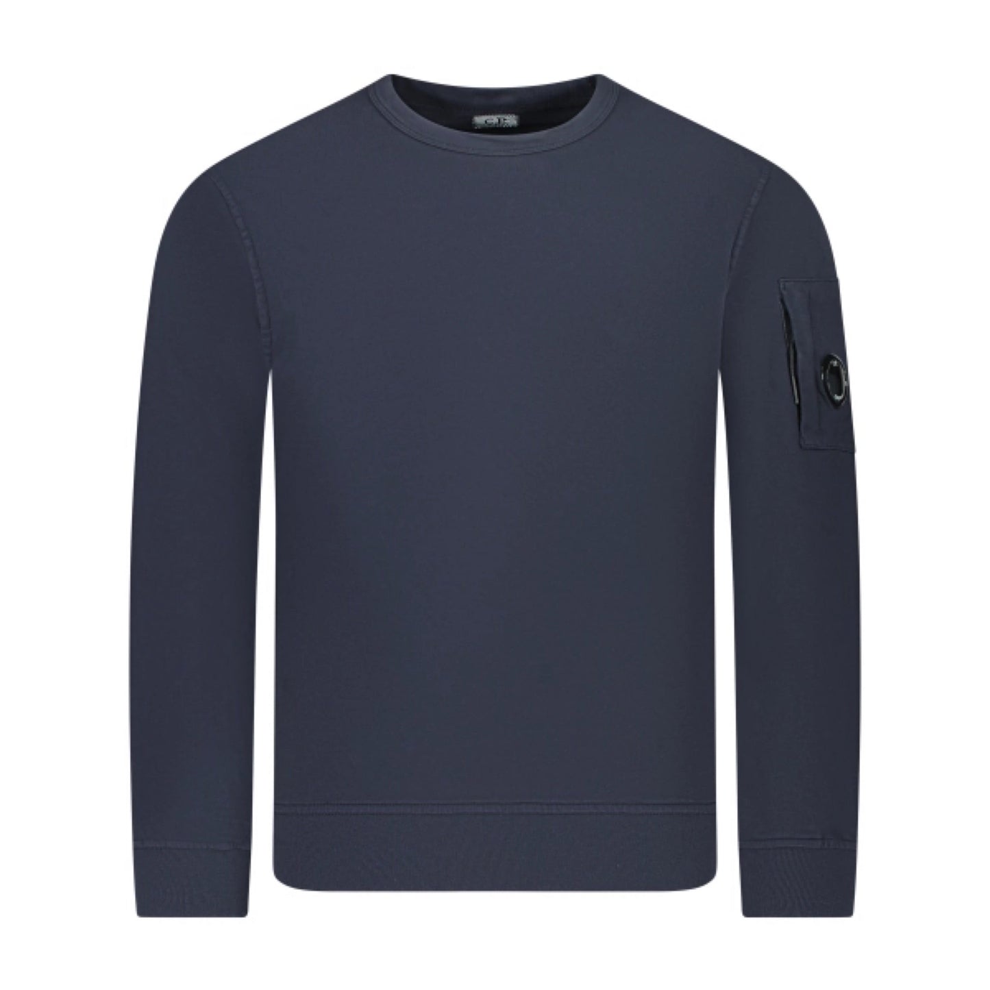 Cp Company 019A Light Fleece Lens Sweatshirt In Navy