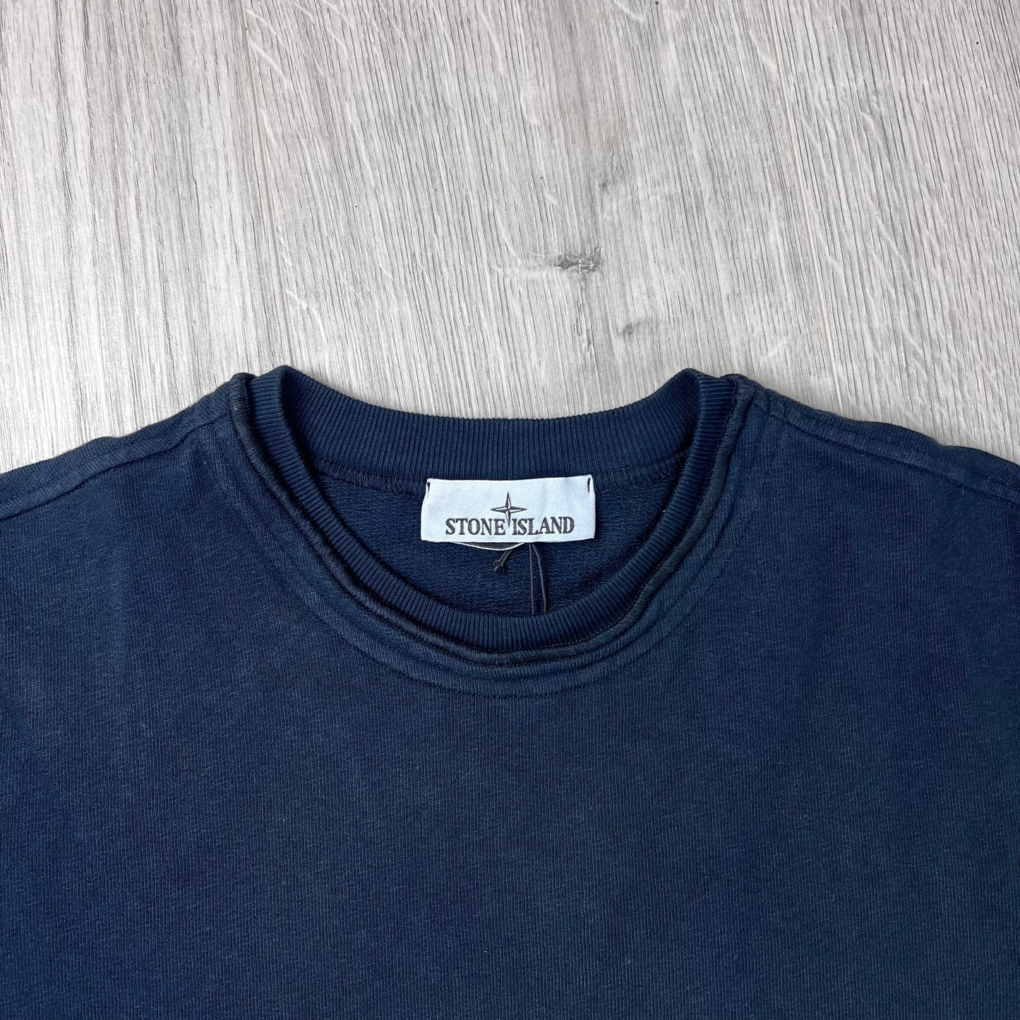 Stone Island Malfilé 'Old' Sweatshirt - Navy