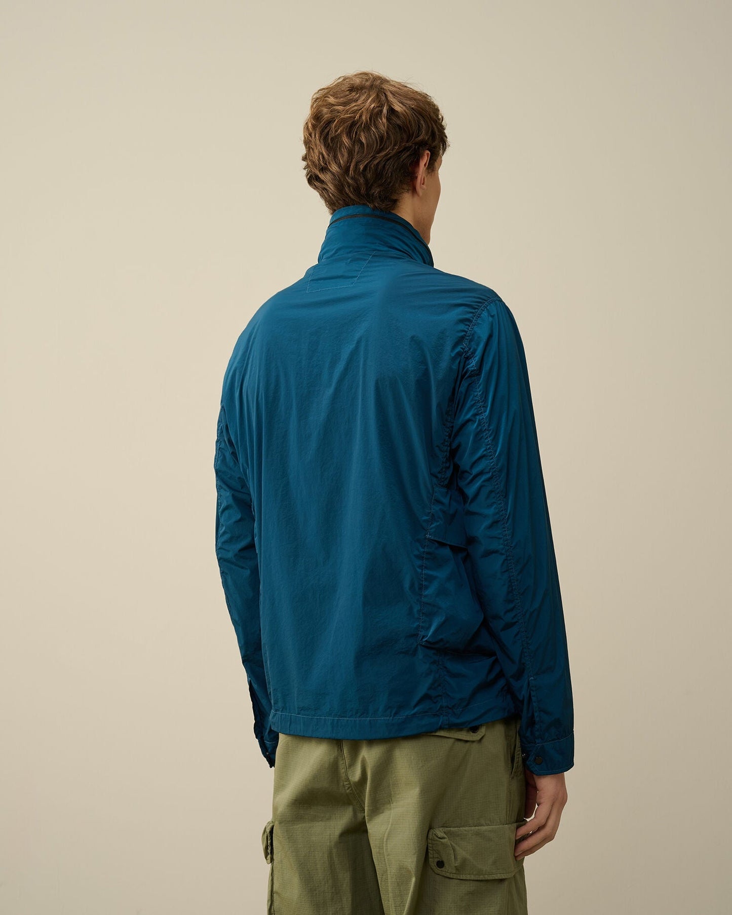 Cp Company 190A Nycra-R Lens Jacket In Ink Blue