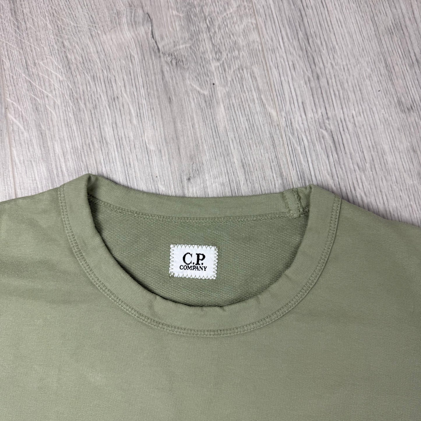 CP Company Light Fleece Sweatshirt - Moss Gray