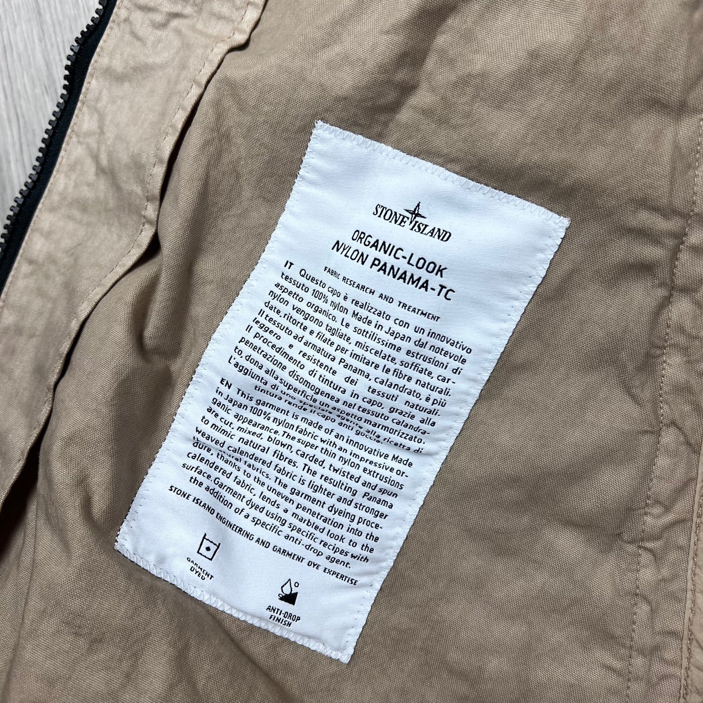 Stone Island Panama Hooded Jacket - Desert