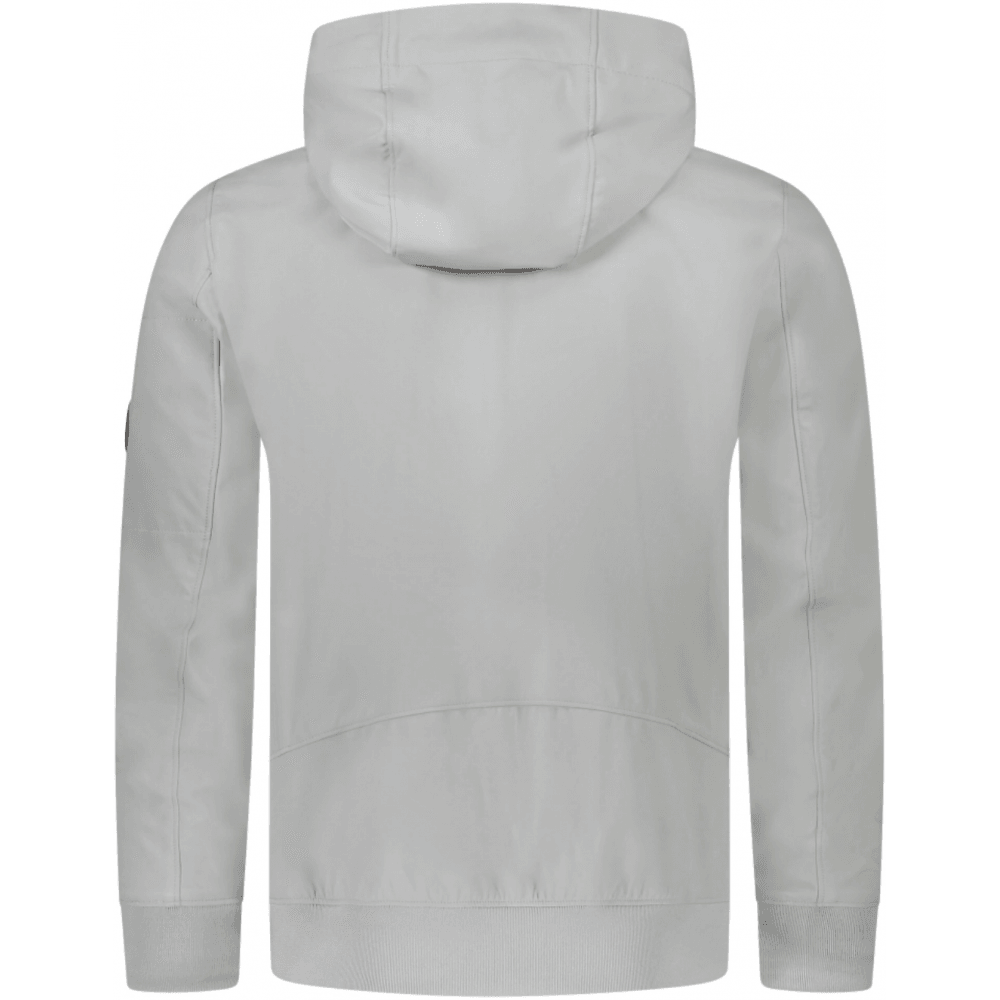 Cp Company S/S Lens Soft Shell Jacket In Drizzle Grey
