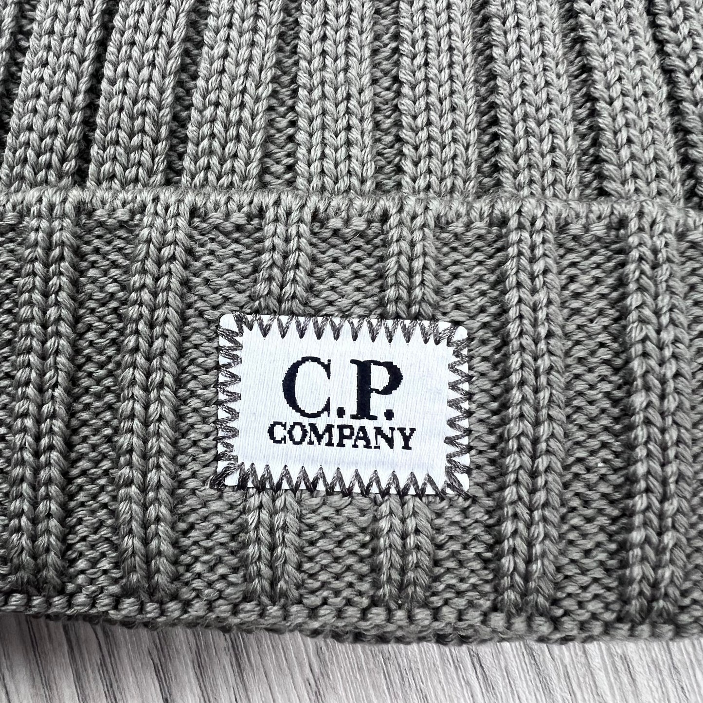 CP Company Patch Beanie - Fallen Rock