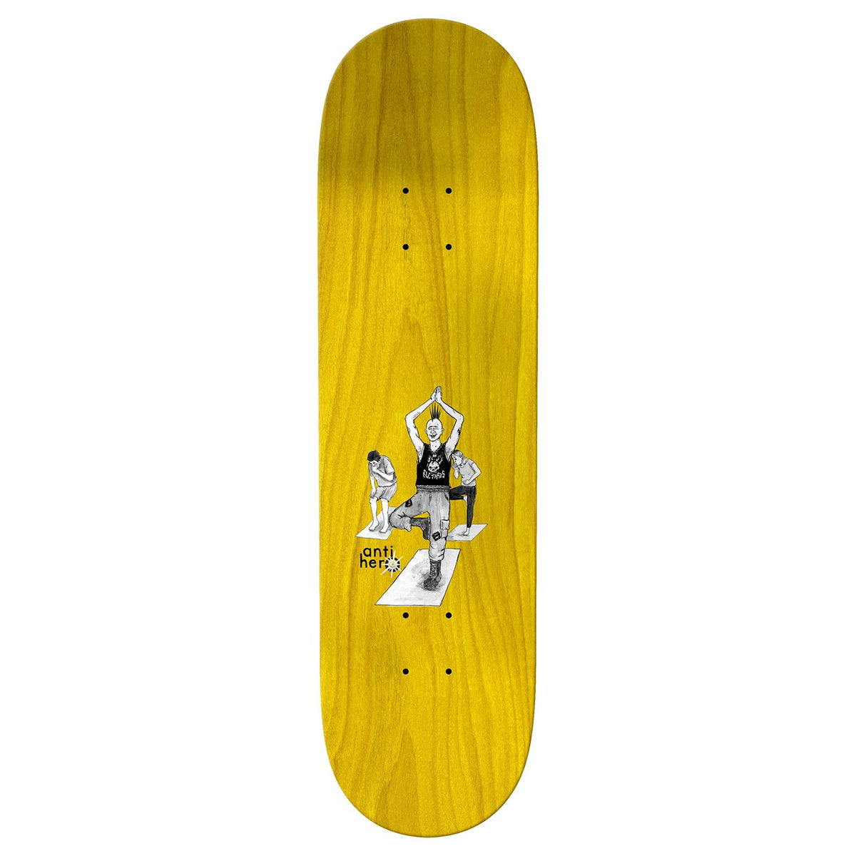 Anti Hero Skateboard Deck Daan I Farted in Yoga Class 8.38" x 32.25"