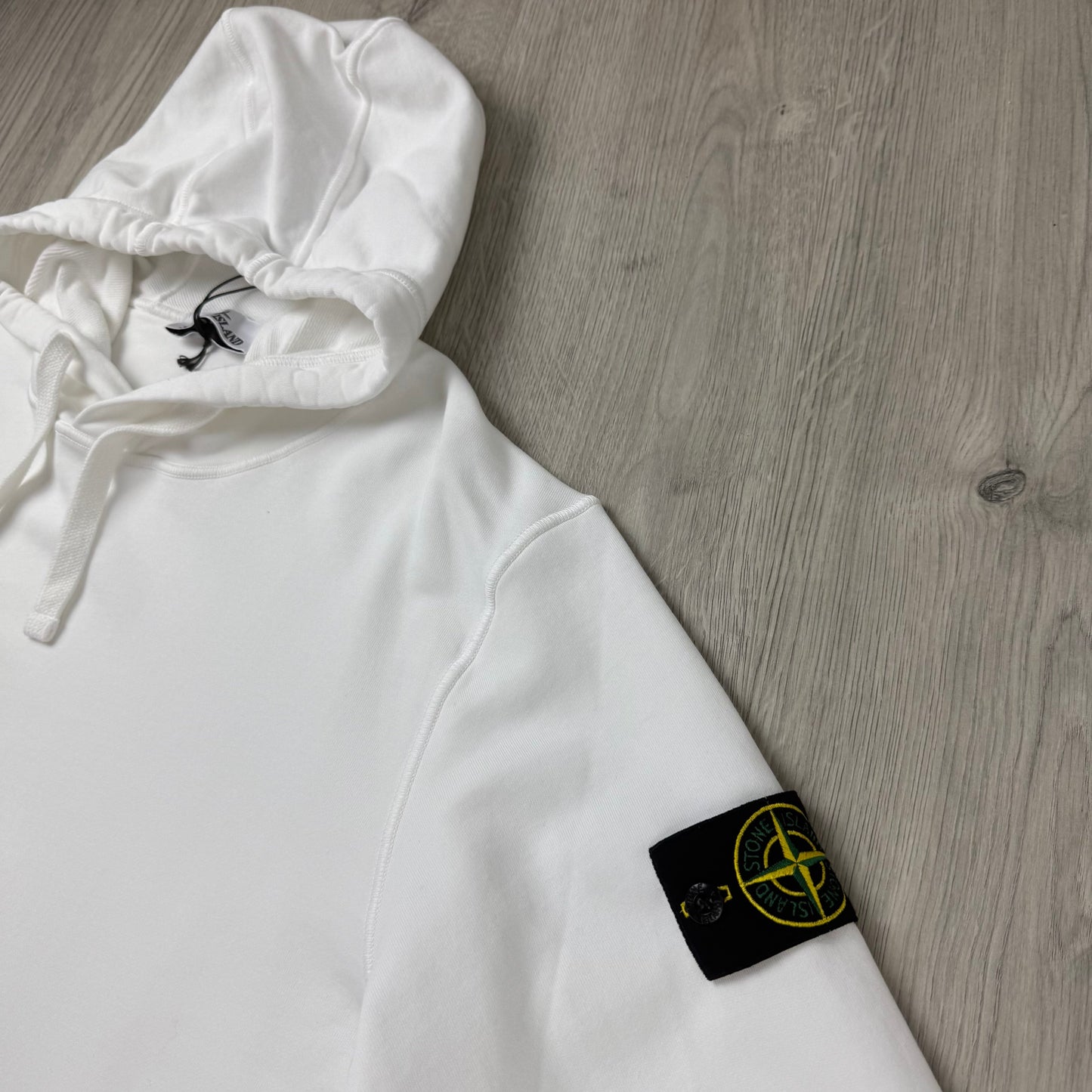 Stone Island Dyed Hoodie - White