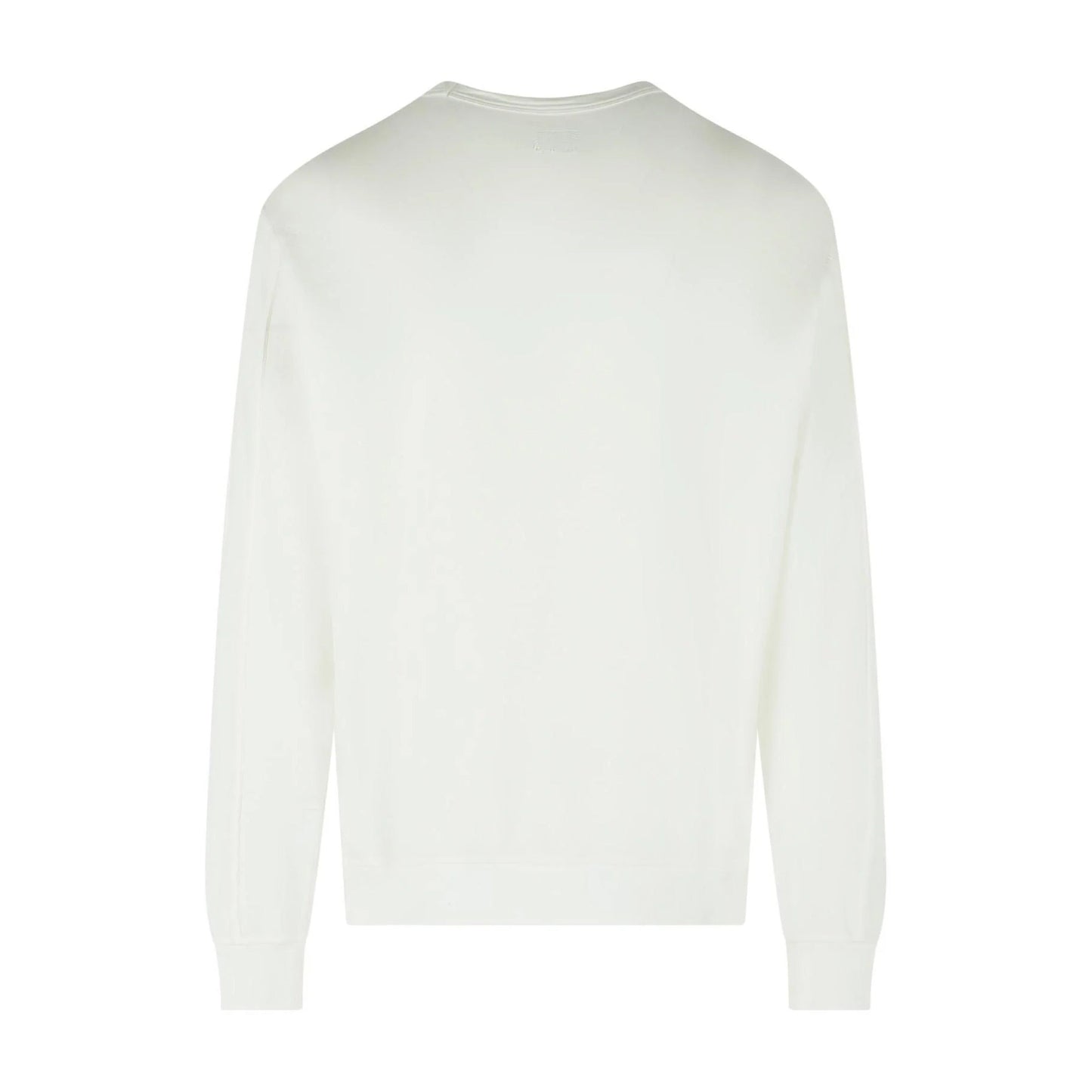 Cp Company 019A Light Fleece Lens Sweatshirt In White