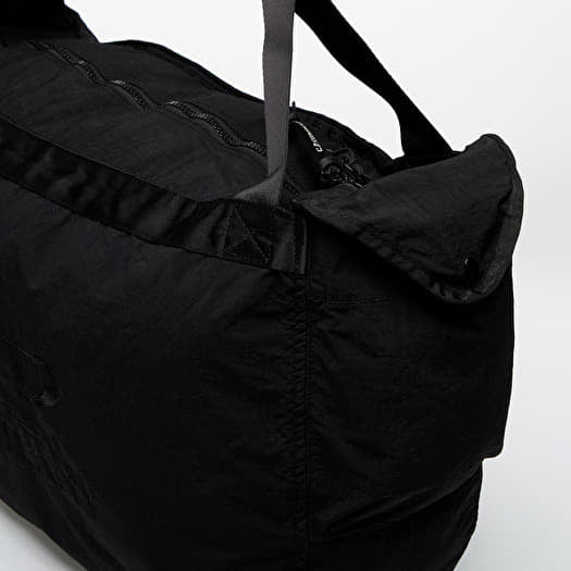 Cp Company Plain Paper Touch Zipped Logo Bag In Black with Certilogo