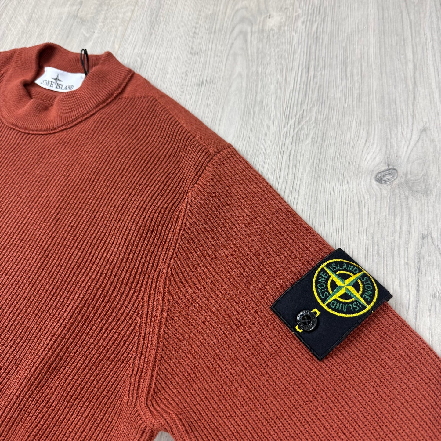 Stone Island Knit Sweatshirt - Brick Red