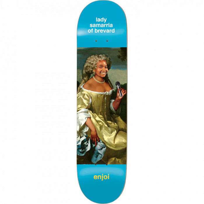 Enjoi Skateboard Deck Brevard Renaissance Blue 8.375" x 32.2"