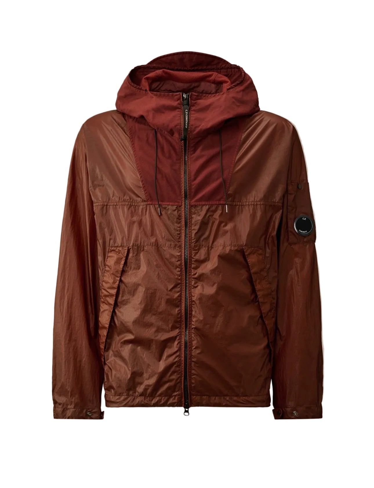 Cp Company 036A Cs II Hooded Lens Jacket In Sable with Certilogo