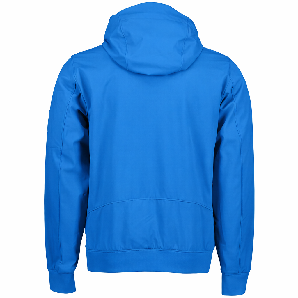 Cp Company S/S Lens Soft Shell Jacket In Ink Blue