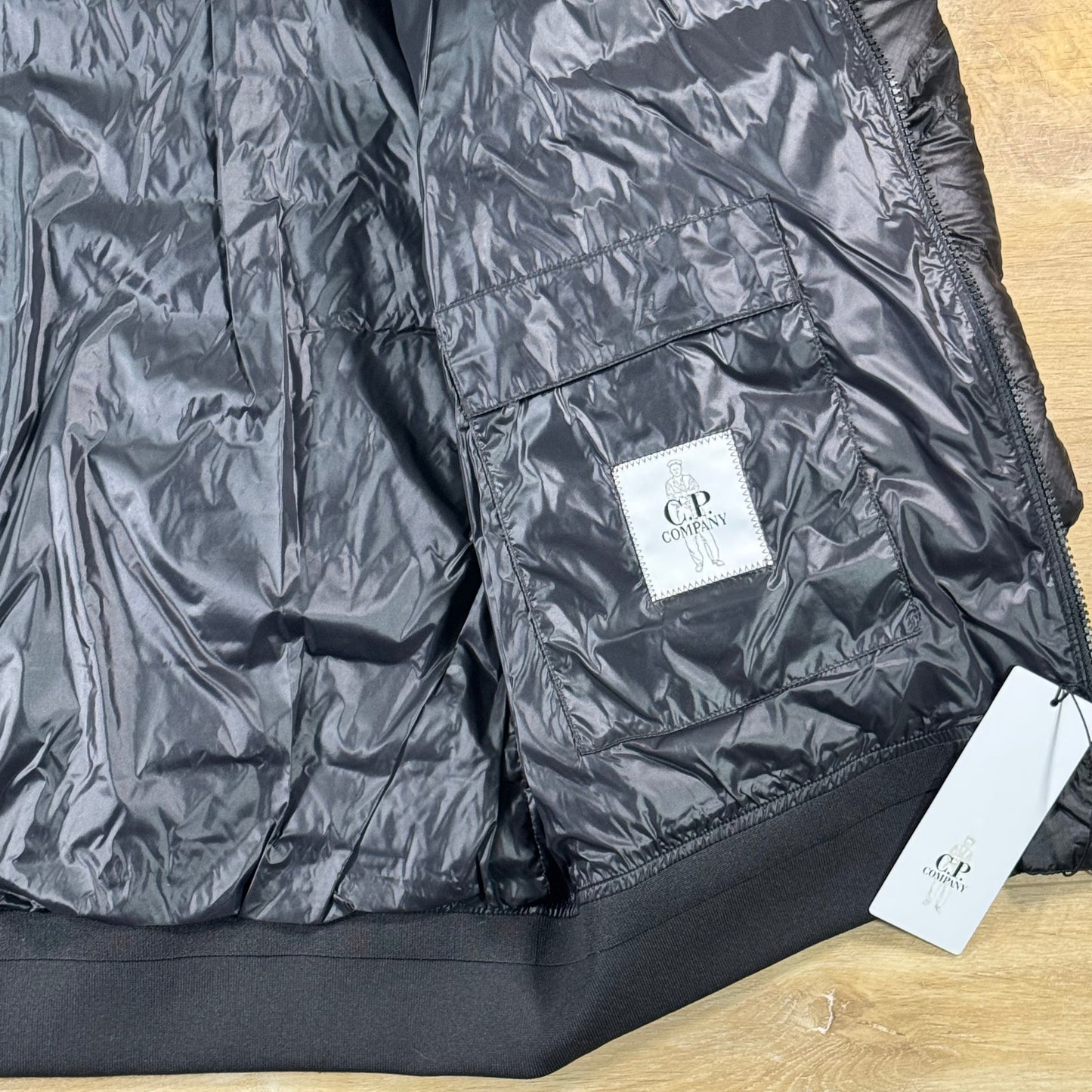 C.P. Company D.D. Shell Lens Down Jacket in Black