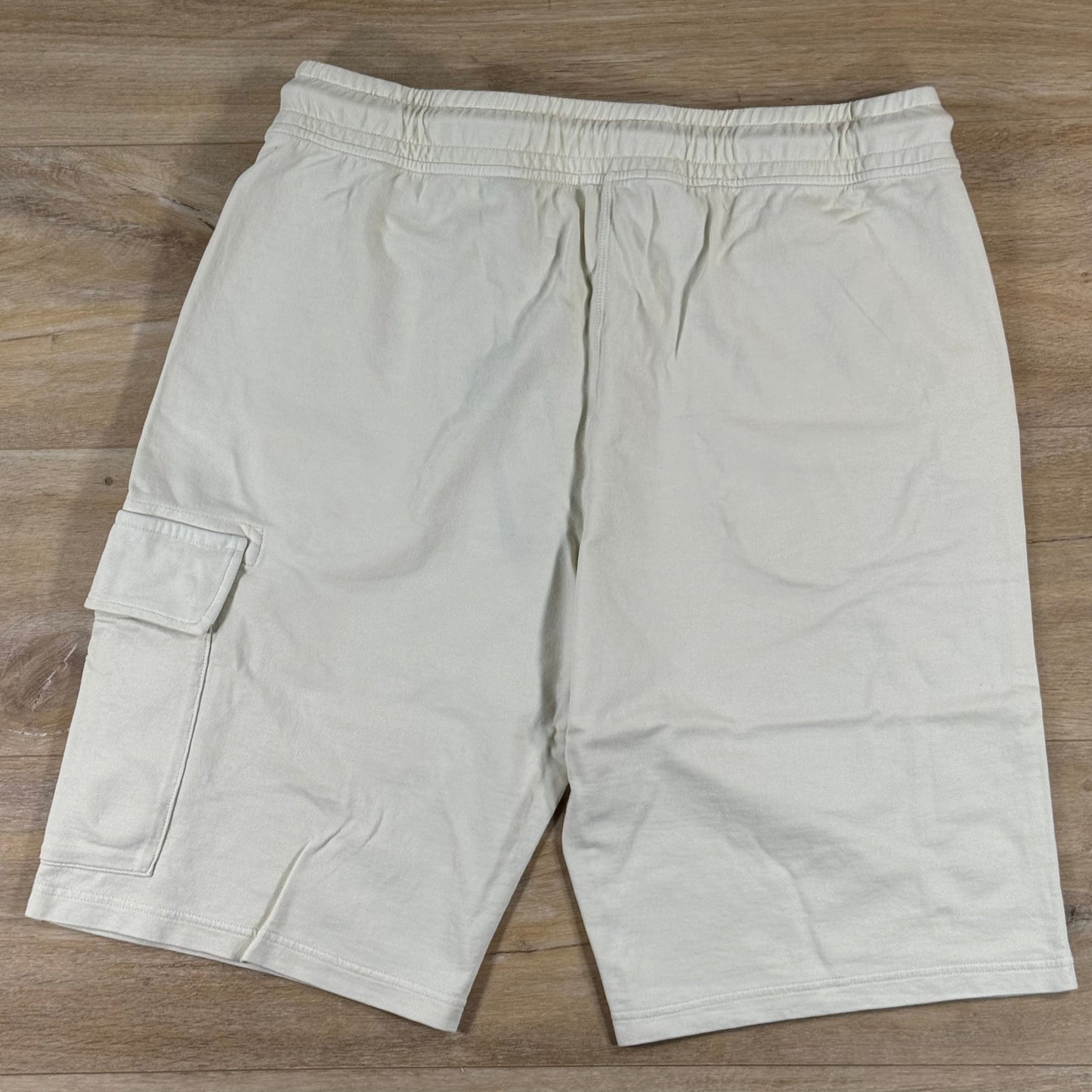 C.P. Company Light Fleece Cargo Lens Shorts in Frozen Dew