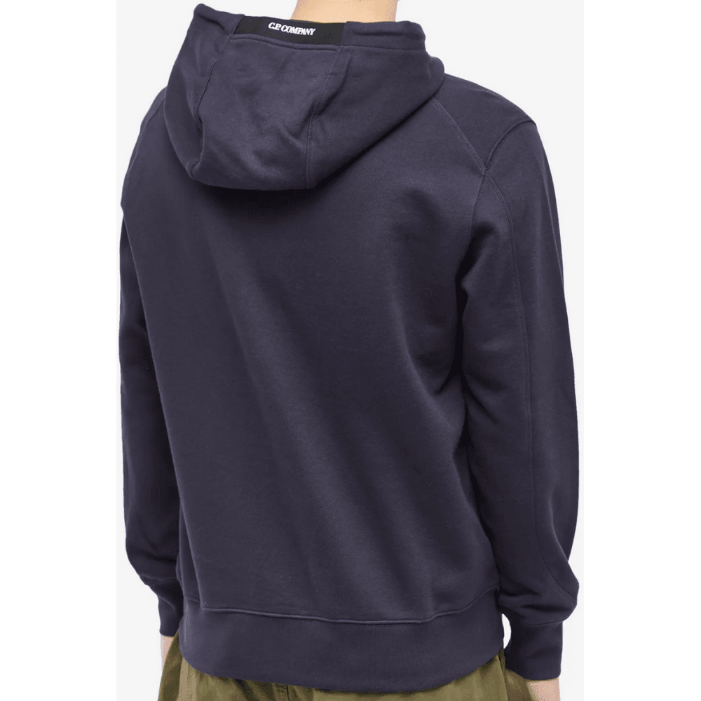 CP Company 023A Heavy Lens Overhead Hoodie In Navy
