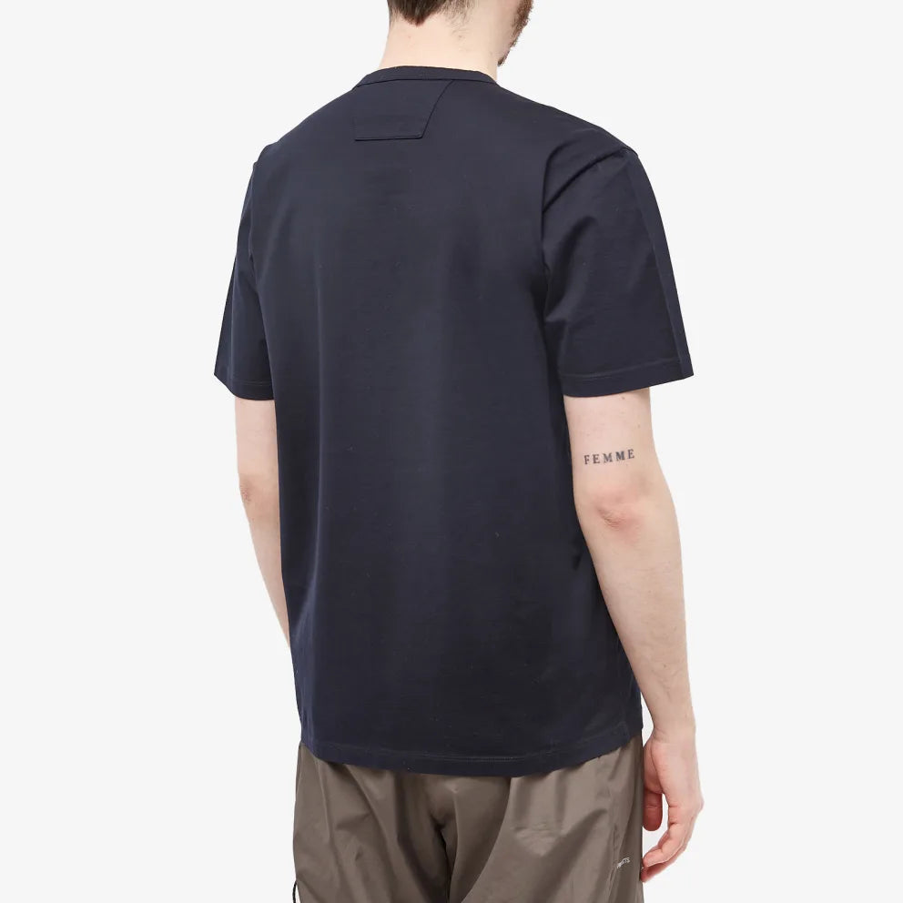 Cp Company 197A Metropolis Series Big Logo T-Shirt in Navy