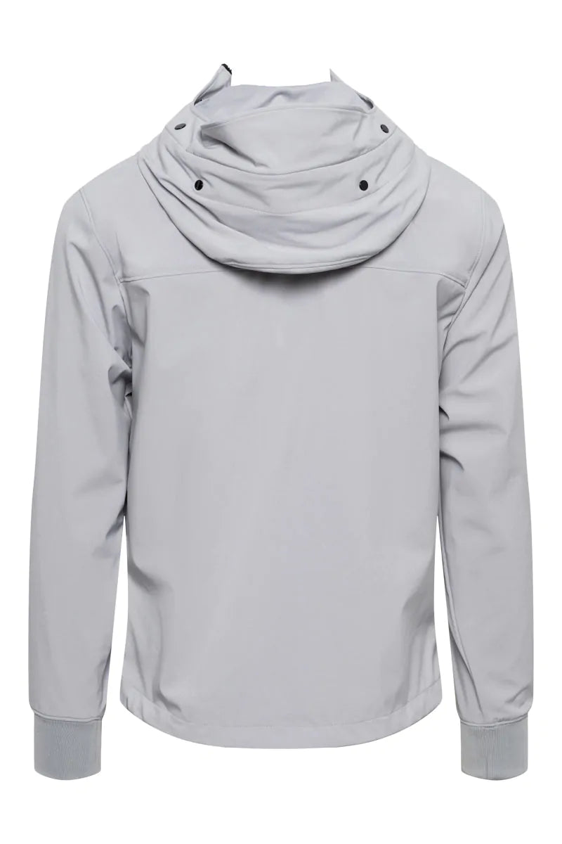 Cp Company S/S Goggle Soft Shell In Drizzle Grey