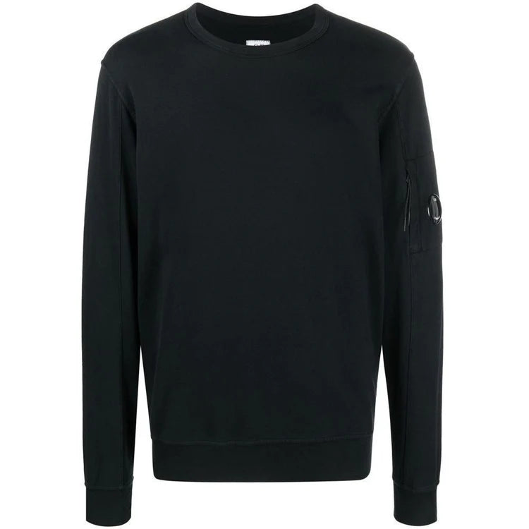 Cp Company 16CM Light Fleece Lens Sweatshirt In Black