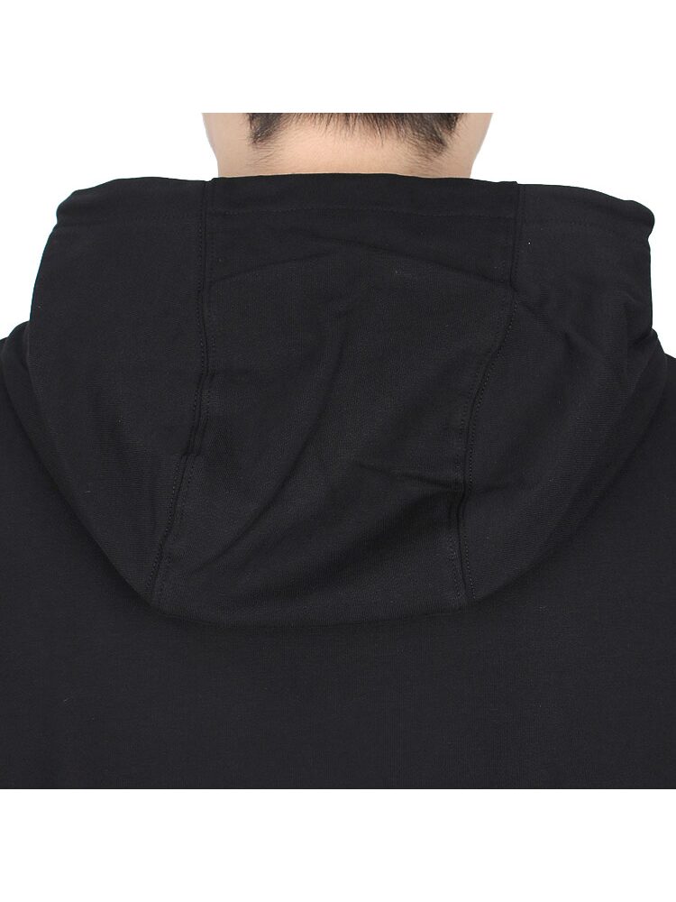 Cp Company Metropolis Series Stretch Material Overhead Hoodie In Black