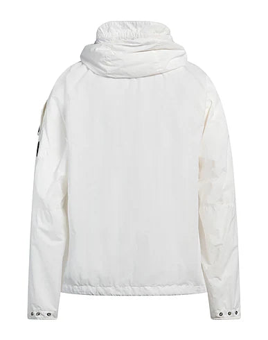 Cp Company Flatt Nylon Lens Jacket In White