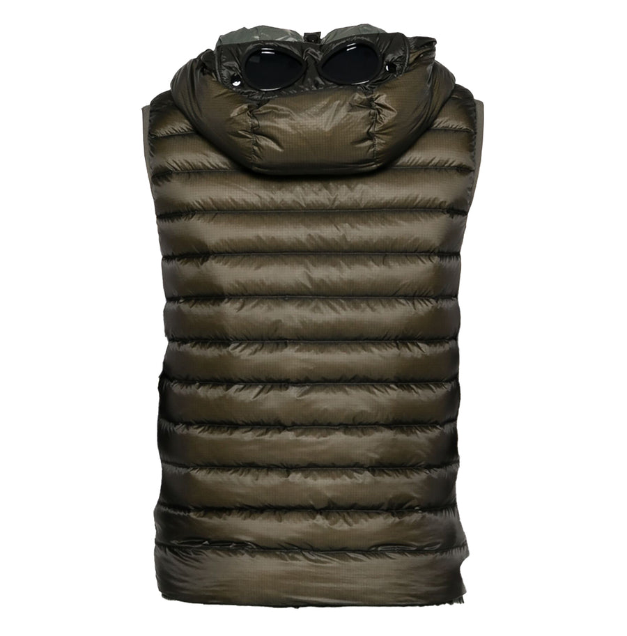 Cp Company D.D Shell Gilet In Grape Leaf