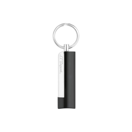 S.T. DUPONT Cigar Cutter/Cigare Coupe Chrome Black 003262