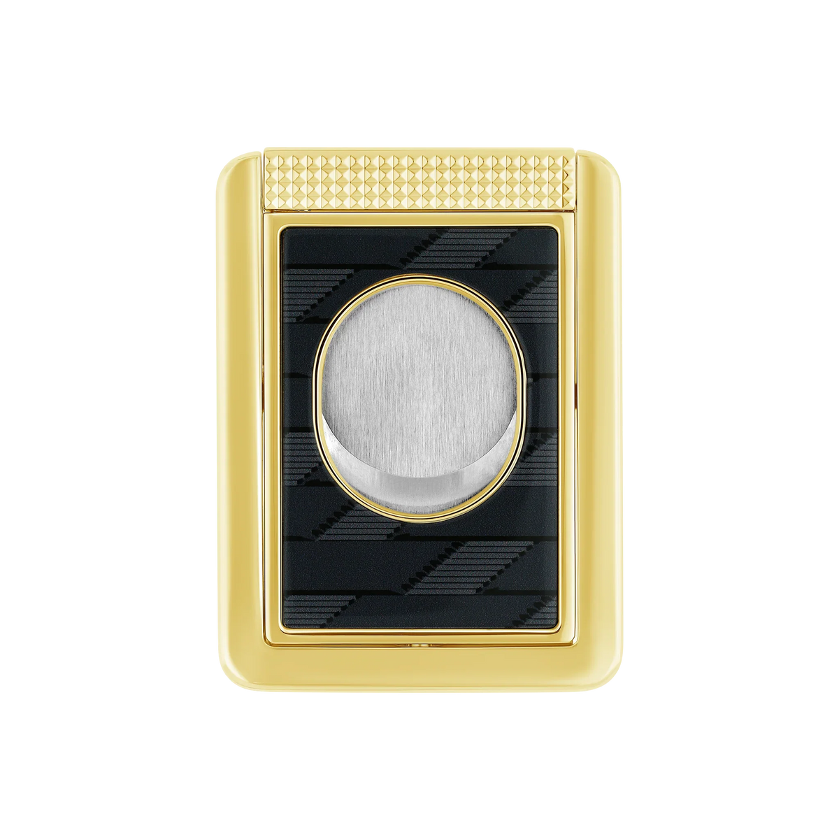 S.T. DUPONT Monogram 1872 Black Cigar Cutter Stand/Coupe Cigar 003479