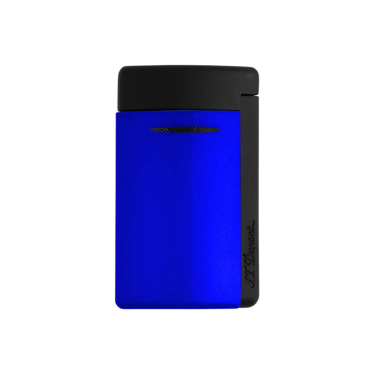 S.T. DUPONT Minijet Lacquer Neon Blue Lighter/Briquet 010871