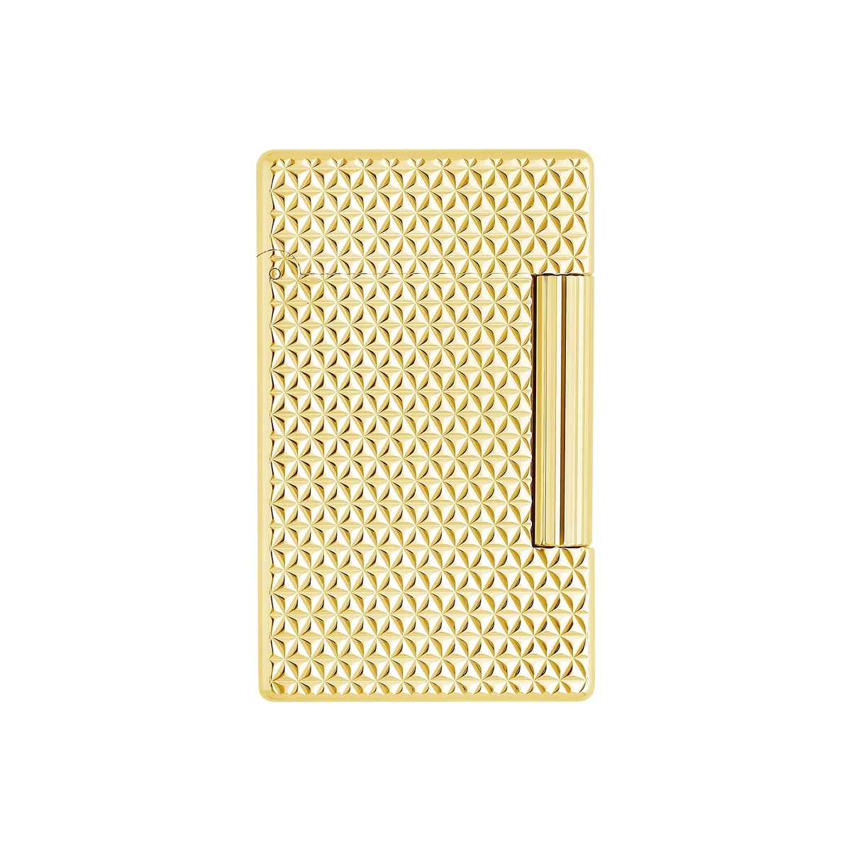 S.T. DUPONT INITIAL DIAMOND HEAD GOLD LIGHTER/BRIQUET 020821