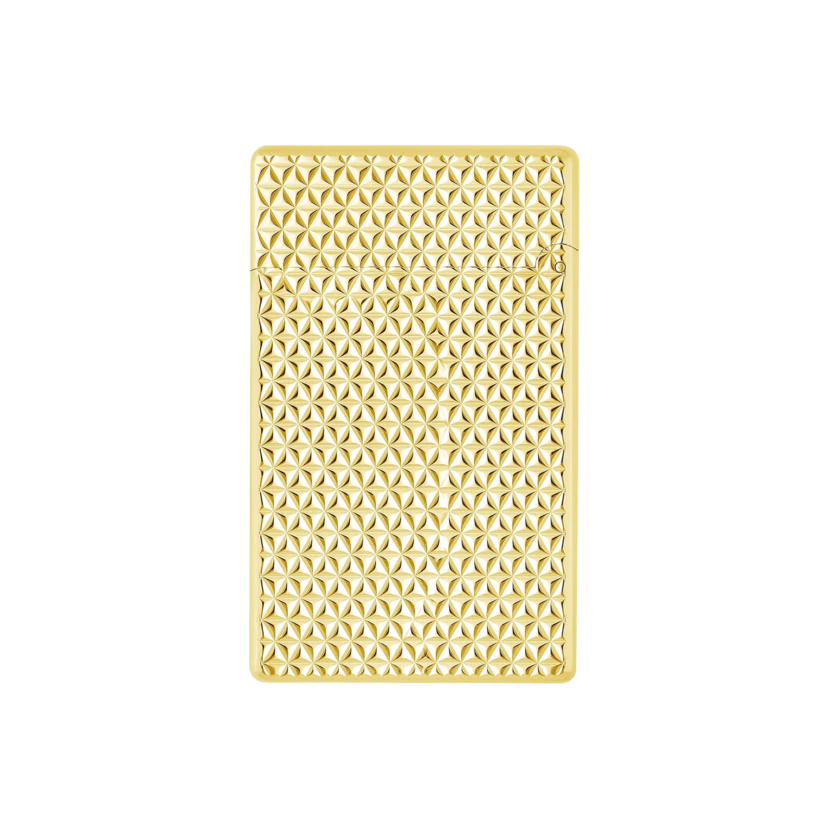 S.T. DUPONT INITIAL DIAMOND HEAD GOLD LIGHTER/BRIQUET 020821
