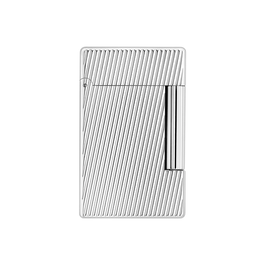 S.T. DUPONT INITIAL DIAGONAL SILVER LIGHTER/BRIQUET 020830