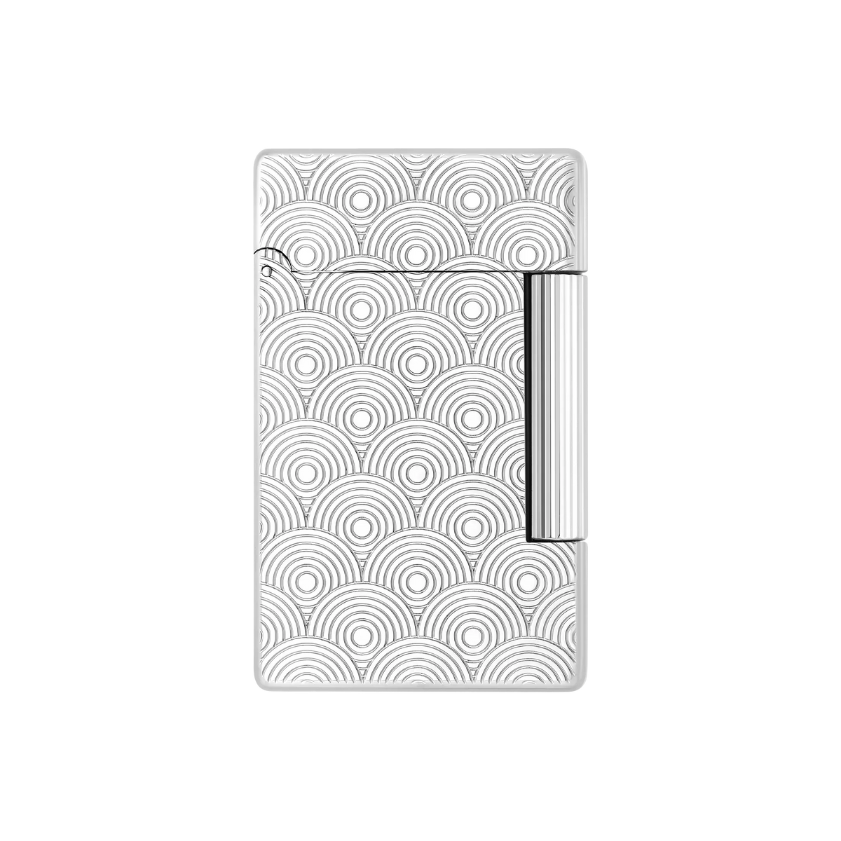 S.T. DUPONT Initial Cinetique Guilloche Palladium Lighter/Briquet 020844