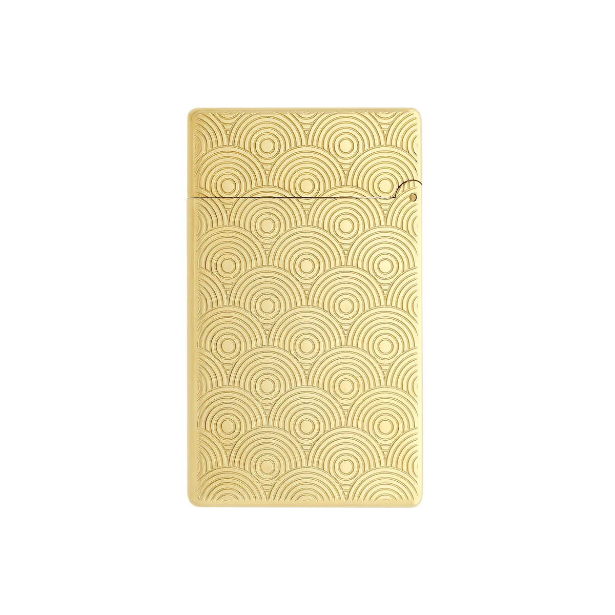 S.T. DUPONT Initial Cinetique Guilloche Golden Lighter/Briquet 020845