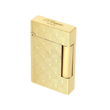 Load image into Gallery viewer, S.T. DUPONT Initial Cinetique Guilloche Golden Lighter/Briquet 020845