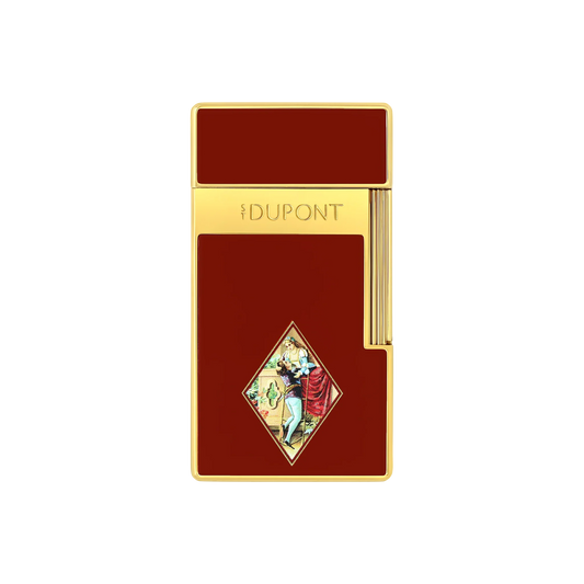 S.T. Dupont Biggy Burgundy Lacquered Romeo y Julieta Lighter/Briquet 025050
