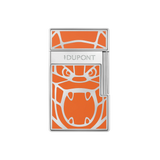 Load image into Gallery viewer, S.T. Dupont Biggy Orlinski Lacquered Orange Lighter/Briquet 025063