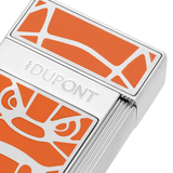 Load image into Gallery viewer, S.T. Dupont Biggy Orlinski Lacquered Orange Lighter/Briquet 025063