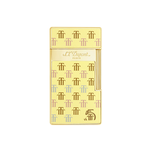 S.T. DUPONT Biggy Lacquered Trinidad Yellow Lighter/Briquet 025077